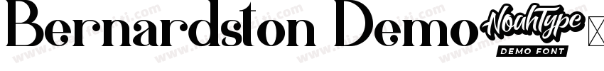 Bernardston Demo字体转换